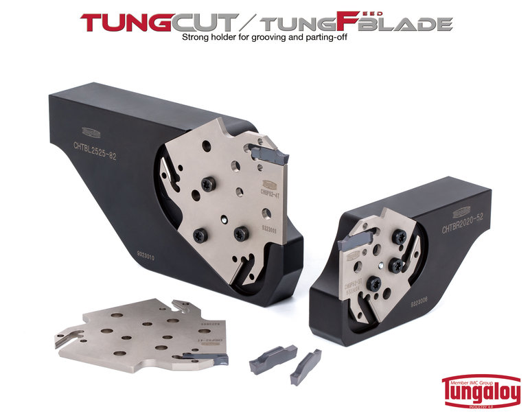 Feed the Speed of Grooving and Parting Processes with TungFeed-Blade